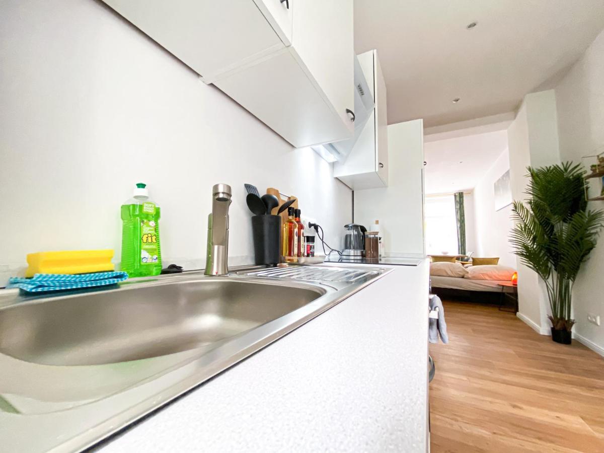 Freundliche Mit Regendusche, Kueche, Waschmaschine&trockner, Tv, Wlan Apartment Leipzig